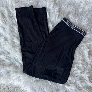 Calvin Klein Black Sleepwear Pants